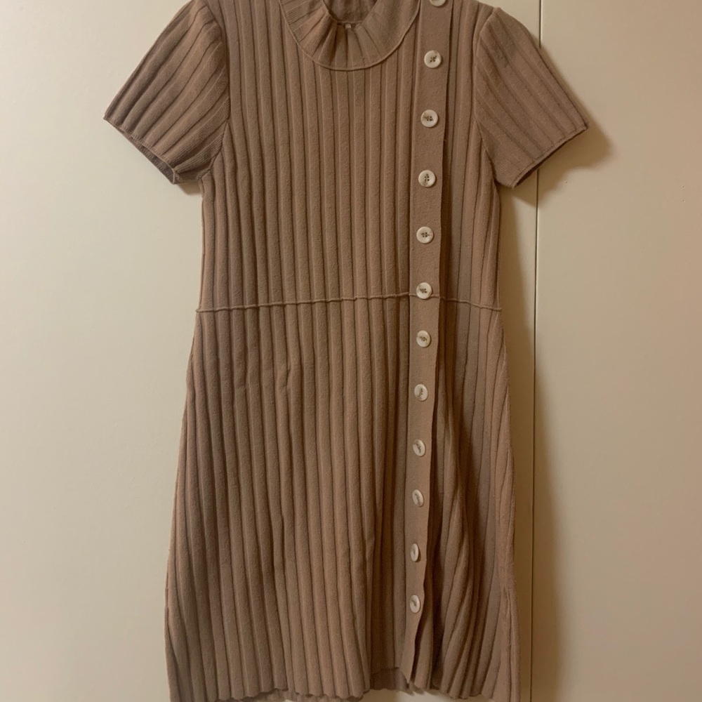 Tan Sweater Dress